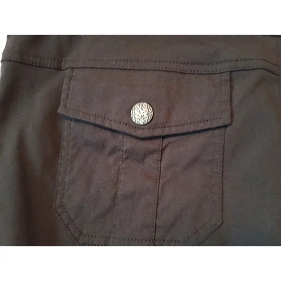 Prana Monarch‎ Women's Convertible Hiking Pants Size 12 Regular Black Zip Off - Picture 7 of 13